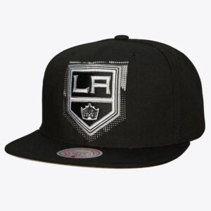 Mitchell & Ness Black Los Angeles Kings Big Face 7.0 Vintage Snapback Hat Black 1163557