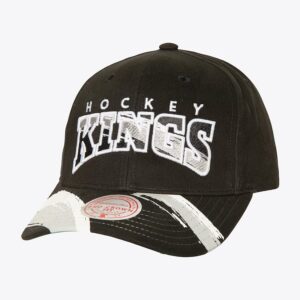 Baseball Cap Mitchell & Ness Black Los Angeles Kings Brushed Past Ya Pro Snapback Hat Black 1170228