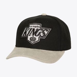 Baseball Cap Mitchell & Ness Black Los Angeles Kings Cord Pro Vintage Snapback Hat Black 1170198