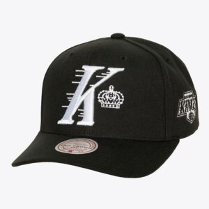 Baseball Cap Mitchell & Ness Black Los Angeles Kings Icon Grail Pro Vintage Snapback Hat Black 1170184