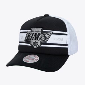 Baseball Cap Mitchell & Ness Black Los Angeles Kings Sideline Trucker Snapback Hat Black 1170189