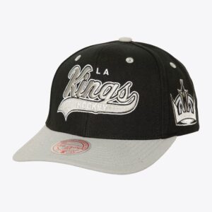 Mitchell & Ness Black Los Angeles Kings Tailsweep 2.0 Pro Snapback Hat White 1170193