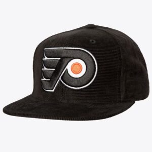 Baseball Cap Mitchell & Ness Black Philadelphia Flyers All Directions Vintage Snapback Hat Black 1193188