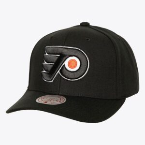 Mitchell & Ness Black Philadelphia Flyers Icon Grail Pro Vintage Snapback Hat Black 1193213