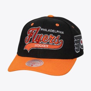 Mitchell & Ness Black Philadelphia Flyers Tailsweep 2.0 Pro Snapback Hat Black 1193207