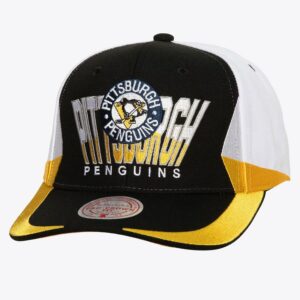 Mitchell & Ness Black Pittsburgh Penguins Retrodome Pro Snapback Hat Blue 1193130