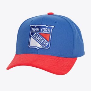 Mitchell & Ness Blue New York Rangers Cord Pro Snapback Hat Blue 1185172