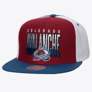 Mitchell & Ness Burgundy Colorado Avalanche Billboard 2 Snapback Hat Burgundy 1103438