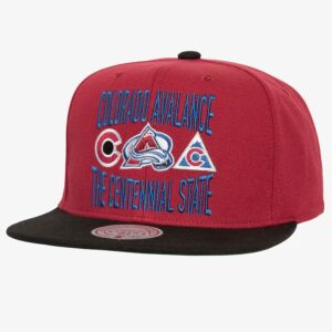 Mitchell & Ness Burgundy Colorado Avalanche City Love Snapback Hat Pink 1103585