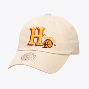 Baseball Cap Mitchell & Ness Cream Houston Rockets Hardwood Classics Sswagger Adjustable Hat Cream 884313