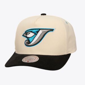 Mitchell & Ness Cream Toronto Blue Jays Cooperstown Collection Overspray Pro Crown Snapback Hat Cream 884611