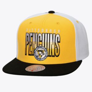 Mitchell & Ness Gold Pittsburgh Penguins Billboard 2 Snapback Hat Yellow 1193148