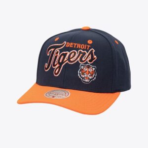 Mitchell & Ness Navy Detroit Tigers All In 2.0 Pro Crown Snapback Hat Til 886282