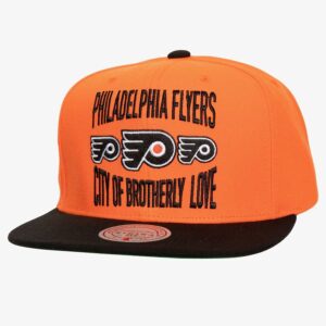 Baseball Cap Mitchell & Ness Orange Philadelphia Flyers City Love Vintage Snapback Hat Orange 1193226