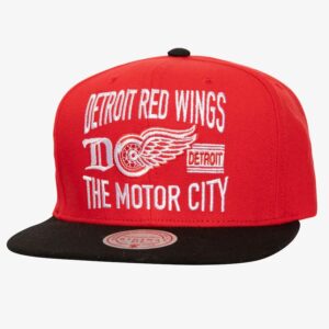 Baseball Cap Mitchell & Ness Red Detroit Red Wings City Love Vintage Snapback Hat Red 1112241