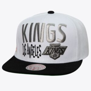 Baseball Cap Mitchell & Ness White Los Angeles Kings Toss Up Snapback Hat White 1163508