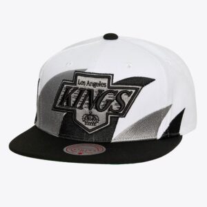 Baseball Cap Mitchell & Ness White Los Angeles Kings Vintage Sharktooth Snapback Hat White 1163499