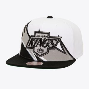 Baseball Cap Mitchell & Ness White Los Angeles Kings Waverunner Vintage Snapback Hat White 1163503