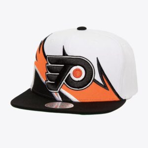 Mitchell & Ness White Philadelphia Flyers Waverunner Vintage Snapback Hat White 1193170