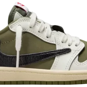 Travis Scott x Air Jordan 1 Low OG SP PS 'Medium Olive' Sneakers Olive medium/Black/Sail/Muslin DO5442 200