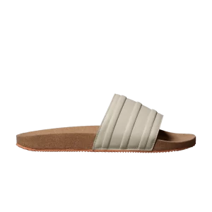 adidas Adilette Premium Slides 'Cork Pack - Aluminum' Aluminium/Aluminum/Amber GY2557