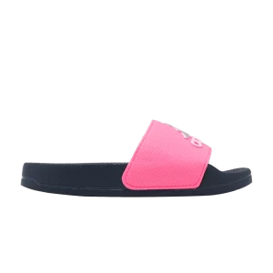 adidas Adilette Shower Slide K 'Lucid Pink Ink' Lucid Pink/Metallic Silver/Preloved Ink IE2606