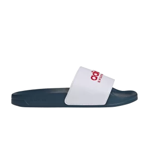 adidas Adilette Shower Slide 'White Scarlet Blue' White Cloud/Better Scarlet/Dark Blue Team II0017