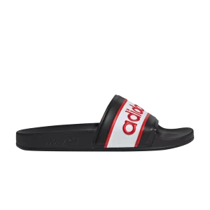 adidas Adilette Slide 'Black Red' Sneakers Black/Red/White Cloud ID5795