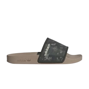 adidas Adilette Slide 'Shadow Green Brown Camo' Blanche Brown/Shadow Green/Dgh Solid Gray IF5463