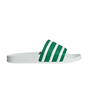 adidas Adilette Slides 'Green White' Green/White Cloud/White Cloud IG9287