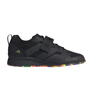 adidas Adipower Weightlifting 3 'Multi-Color Camo Sole' Black/Black/Metallic Gold IF0534