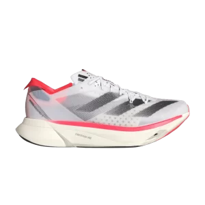 adidas Adizero Adios Pro 3 'White Solar Red' Cloud White/Black/Sunny Red IE1053