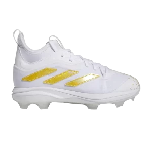 adidas Adizero Afterburner 9 NWV TPU J 'White Gold' Cloud White/Metallic Gold/Cloud White IG2329