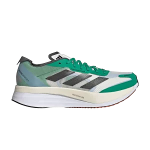 adidas Adizero Boston 11 'Court Green' Sneakers White shade/Black color/Court Green HQ3694