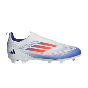 adidas Adizero F50 League Laceless MG J 'Advancement Pack' Cloud White/Sunny Red/Lucid Blue IF1362