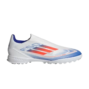 adidas Adizero F50 League Laceless TF 'Advancement Pack' Cloud White/Sunny Red/Lucid Blue IF1339