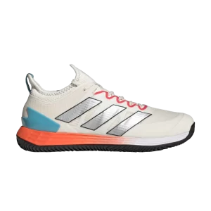 adidas Adizero Ubersonic 4 Clay Court 'Chalk Scarlet' Chalk White/Metallic Silver/Blue HQ5930