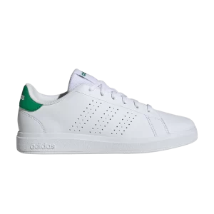 adidas Advantage Base 2.0 J 'White Green' White Cloud/White Cloud/Green ID3889