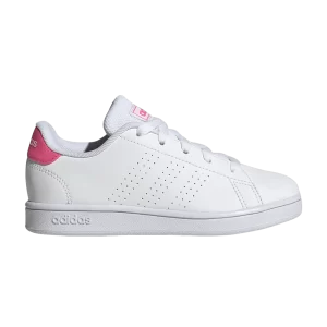 adidas Advantage Court K 'White Pulse Magenta' Sneakers White Cloud/Purple Pulse/Wonder Quartz IG2512