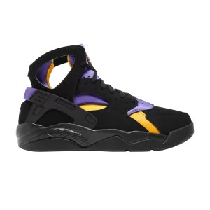 Nike Air Flight Huarache 'Lakers Away' Black/Purple/Del Sol FD0188 001