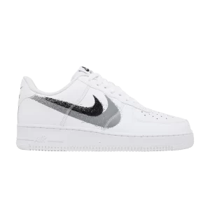 Nike Air Force 1 '07 'Spray Paint Swoosh' White/Cool Grey/Black FD0660 100