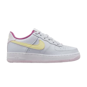 Nike Air Force 1 GS 'Grey Citron Fuchsia' Football grey/Space fuchsia/Pearl pink/Citron shade DV7762 001