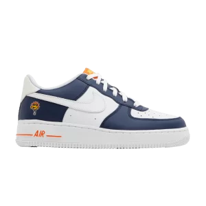 Nike Air Force 1 Low GS 'UV Reactive' Midnight Fleet/White/Tint Blue/Safety Orange/Bright Sulfur/Polar FN7239 410