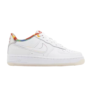 Nike Air Force 1 Low GS 'Playful Print' White/White/Midnight Fleet/White FN8912 111