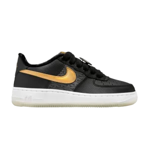 Nike Air Force 1 Low Premium GS 'Bronx Origins – 50th Anniversary' Black/Metallic Gold/White FN6977 010