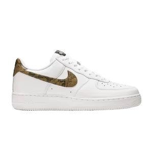 Nike Air Force 1 Low Retro 'Ivory Snake' 2024 White/Elemental Gold/Dark Azure/Black AO1635 100 24