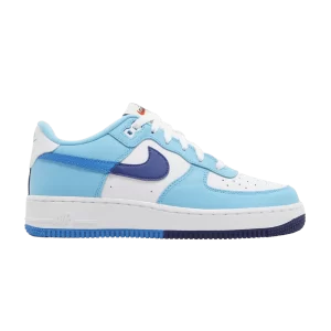 Nike Air Force 1 LV8 2 GS 'Split – Light Photo Blue 'White/Deep Royal Blue/Baltic Blue/Light Photo Blue DZ2660 100