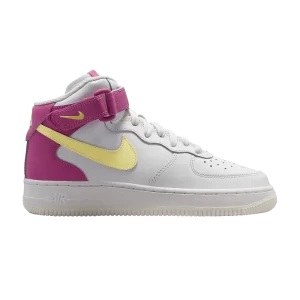 Nike Air Force 1 Mid LE GS 'Citron Fuchsia' Summit White/Space Fuchsia/White/Citron Shade DH2933 100