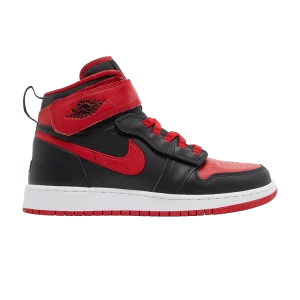 Air Jordan 1 High FlyEase GS 'Bred' Black/White/Fire Red DC7986 060