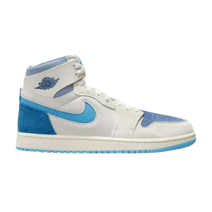 Air Jordan 1 High Zoom Comfort 2 'Dark Powder Blue' Sail/Blue-gray/Light silver/Dark powder blue DV1307 104